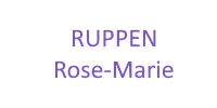 RUPPEN Rose-Marie